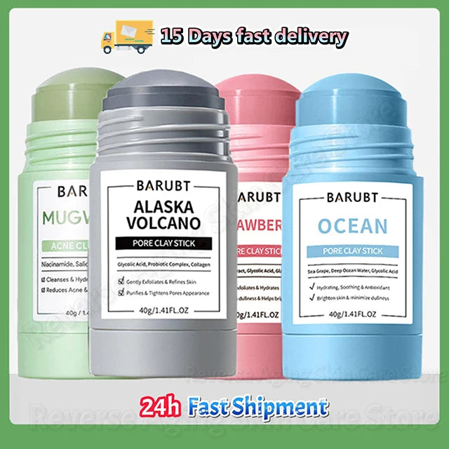 Alaska Volcano Mask Mugwort Cleansing Mask Stick Shrink