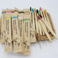 10Pcs Bamboo Toothbrush Eco Friendly Wooden Tooth Brush