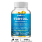 Omega-3 Fish Oil Capsules -rich in EPA, DHA - Support Brain